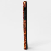 Getextureerde bruine terracotta Case-Mate iPhone case (Achterkant/links)