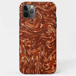 Getextureerde bruine terracotta Case-Mate iPhone case