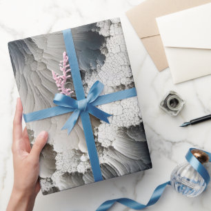 Getextureerde Crackle Hedendaags Abstract Cadeaupapier