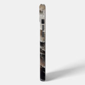 Getextureerde Crackle Hedendaags Abstract Case-Mate iPhone Case (Achterkant / Links)