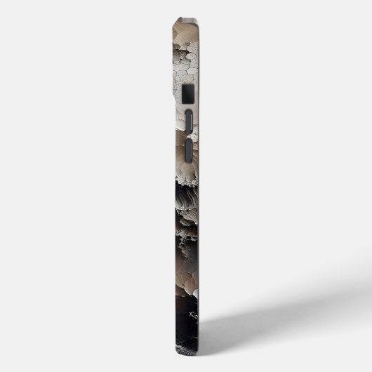 Getextureerde Crackle Hedendaags Abstract Case-Mate iPhone Case (Achterkant / Links)