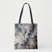 Getextureerde Crackle Hedendaags Abstract Tote Bag (Voorkant)