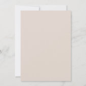 Getextureerde Crème Roze Sakura Botanisch Frame Tr Kaart (Achterkant)