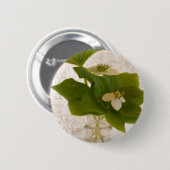 Getextureerde dogwood Bunch Berry Pin on Button (Voorkant /achterkant)