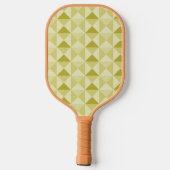 Getextureerde driekleurige blokjes paddloopkop pickleball paddle (Achterkant)