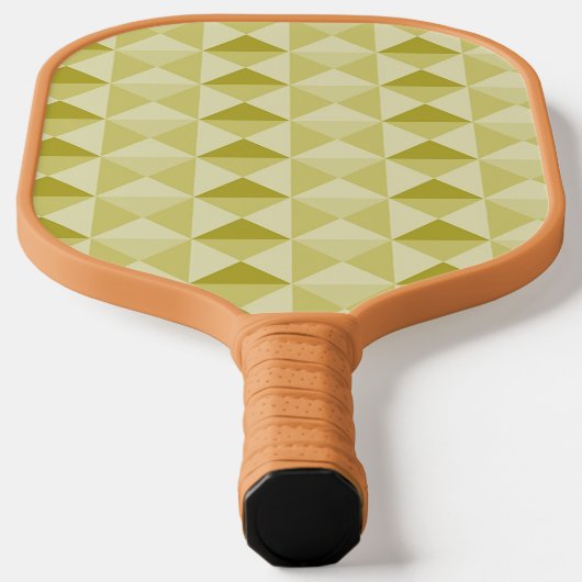 Getextureerde driekleurige blokjes paddloopkop pickleball paddle (Laagn)