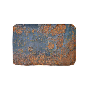 Getextureerde geroest metalen achtergrond. badmat