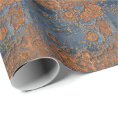 Getextureerde geroest metalen achtergrond. cadeaupapier (Rol Hoek)
