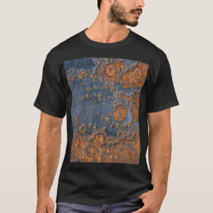 Getextureerde geroest metalen achtergrond. t-shirt