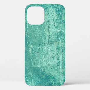 Getextureerde gestript blauwe wand. Achtergrond Case-Mate iPhone Case