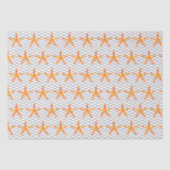 Getextureerde golf zeesterren patroon tissuepapier (Voorkant)