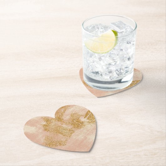 *~* Getextureerde Gouden Glitter Distressed Golden Kartonnen Onderzetters (Insitu)