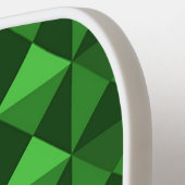 Getextureerde groene driehoekige blokjes picklebal pickleball paddle (Links Detail)