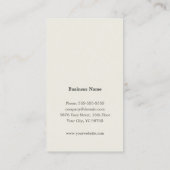 Getextureerde groene  Stripes Consultant Visitekaartje (Achterkant)