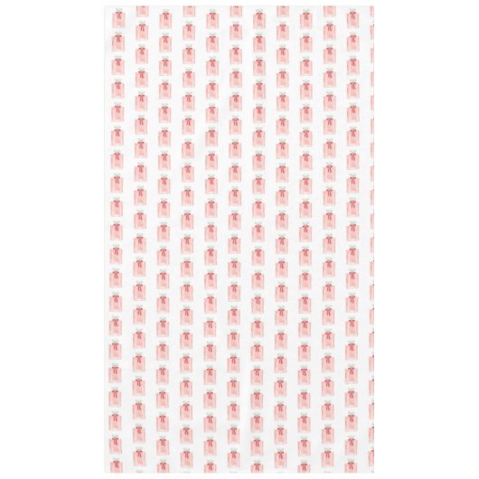 Getextureerde handgetekende bruidsfles  tafelkleed (Voorkant)