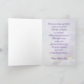 Getextureerde Iris Moederdag Kaart (Binnen)