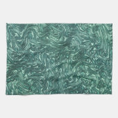 Getextureerde jade en groene cyaan shades theedoek (Horizontaal)