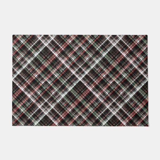 Getextureerde kersttaartan. deurmat (Voorkant)