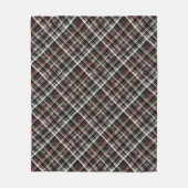 Getextureerde kersttaartan. fleece deken (Voorkant)