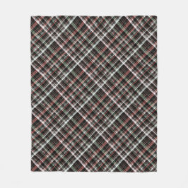 Getextureerde kersttaartan. fleece deken