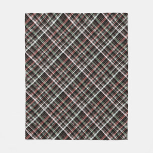 Getextureerde kersttaartan. fleece deken