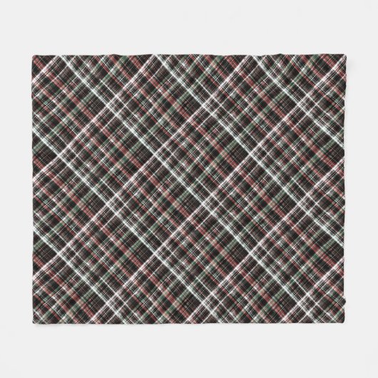 Getextureerde kersttaartan. fleece deken (Voorkant (Horizontaal))