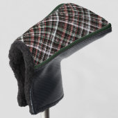 Getextureerde kersttaartan. golfheadcover (3/4 voorkant)