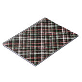 Getextureerde kersttaartan. notitieboek (Linkerzijde)