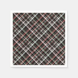 Getextureerde kersttaartan. servet