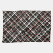 Getextureerde kersttaartan. theedoek (Horizontaal)