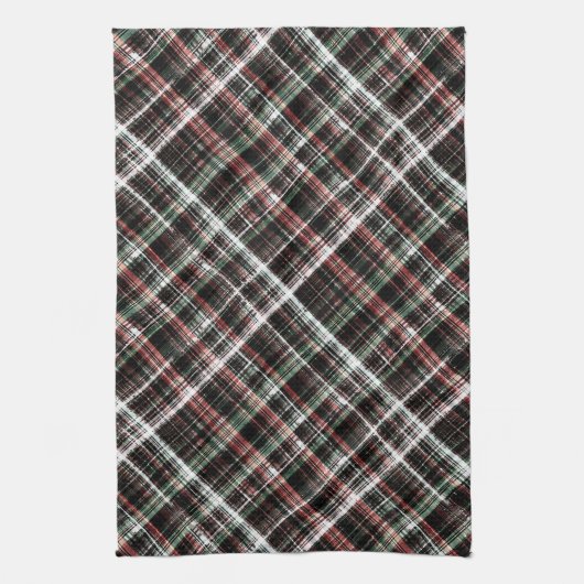 Getextureerde kersttaartan. theedoek (Verticaal)