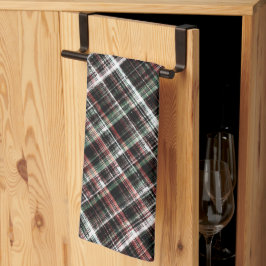 Getextureerde kersttaartan. theedoek