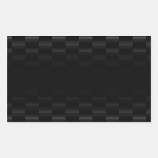 Getextureerde koolstofvezel rechthoekige sticker (Voorkant)