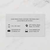 Getextureerde merken (fruitig) visitekaartje (Achterkant)