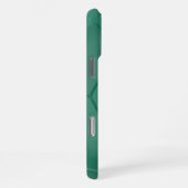 Getextureerde Mexicaanse vlag Voetbal Graphic iPhone Hoesje (Rechterkant)