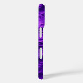 Getextureerde Paarse gepersonaliseerde naam Case-Mate iPhone Case (Achterkant / Rechts)