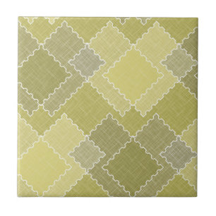 Getextureerde patchwork lapjes multikleurige lapje tegeltje