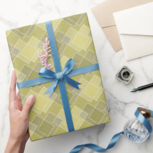 Getextureerde patchwork lapjes multikleurige patch cadeaupapier