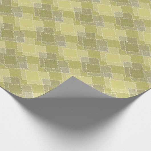 Getextureerde patchwork lapjes multikleurige patch cadeaupapier (Hoek)
