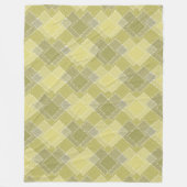 Getextureerde patchwork lapjes multikleurige patch fleece deken (Voorkant)