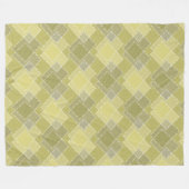 Getextureerde patchwork lapjes multikleurige patch fleece deken (Voorkant (Horizontaal))