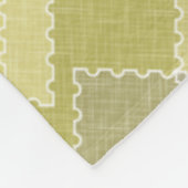 Getextureerde patchwork lapjes multikleurige patch fleece deken (Hoek)