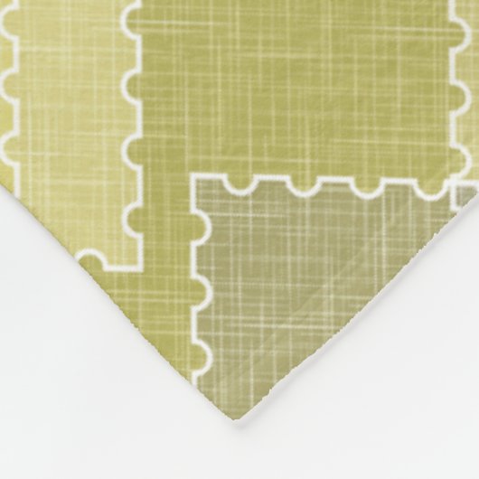 Getextureerde patchwork lapjes multikleurige patch fleece deken (Hoek)