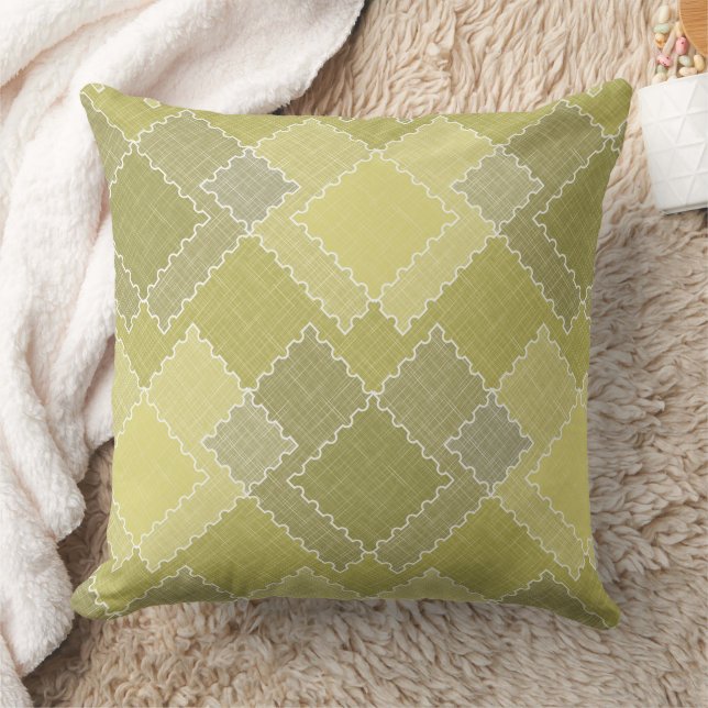 Getextureerde patchwork lapjes veelkleurige lapjes kussen (Deken)