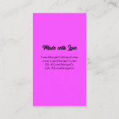 Getextureerde Rainbow 2 Pin Sieraden Visitekaartje (Achterkant)