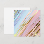 Getextureerde roze achtergrond aankondiging (Voorkant / Achterkant)