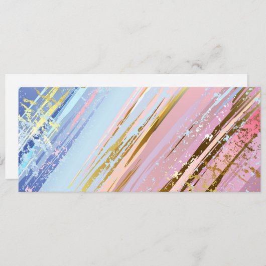 Getextureerde roze achtergrond aankondiging (Voorkant / Achterkant)