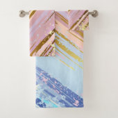 Getextureerde roze achtergrond bad handdoek (Insitu)