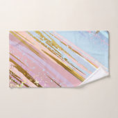 Getextureerde roze achtergrond bad handdoek (Handdoek)