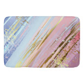 Getextureerde roze achtergrond badmat (Voorkant)